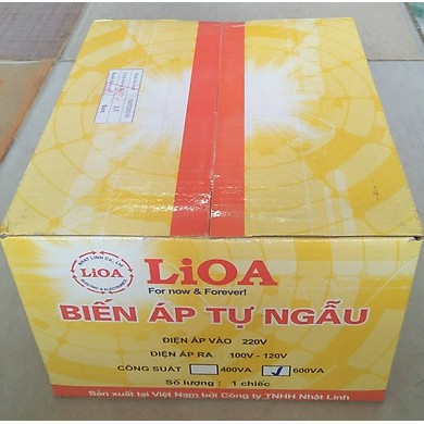 Biến áp đổi nguồn Lioa 600va_Free ship(220v-100v)(công suất 480w)