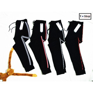 Quần thun nữ Jogger có 4 viền dây