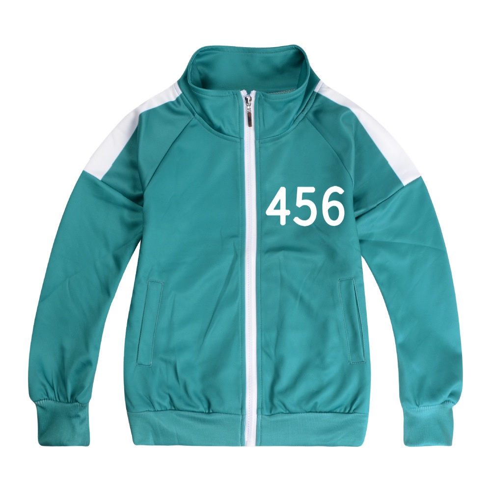 Set Đồ 2 Món Gồm Áo Khoác / Quần Dài Có Khóa Kéo Và Nón Hóa Trang Chú Mực Dành Cho Bé Trai Gái 456