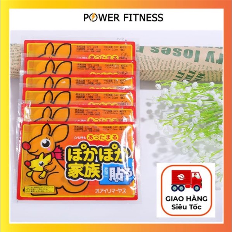 Miếng dán giữ nhiệt giảm đau bụng kinh giữ nhiệt mùa đông Nhật Bản Power Fitness