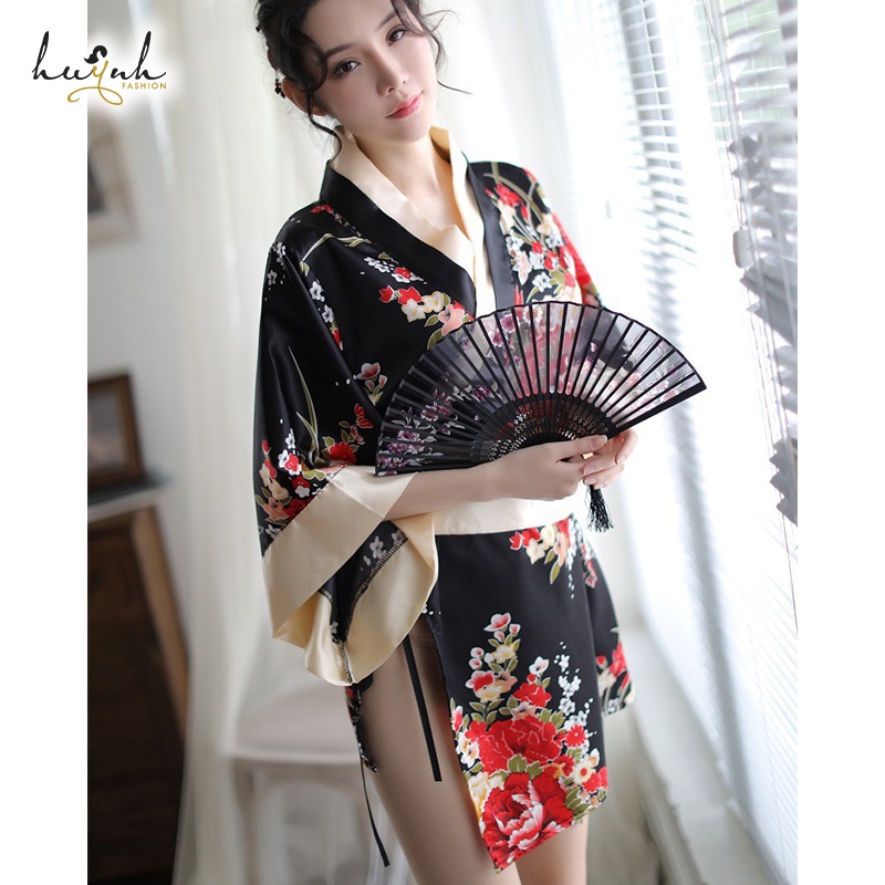 Áo Choàng Ngủ Kimono Cosplay Hóa Trang Phong Cách Cổ Điển Nhật Bản - CO15