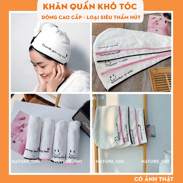 Khăn Quấn Đầu Ủ Tóc Khô Siêu Tốc, Khăn Siêu Bền, Tiện Lợi