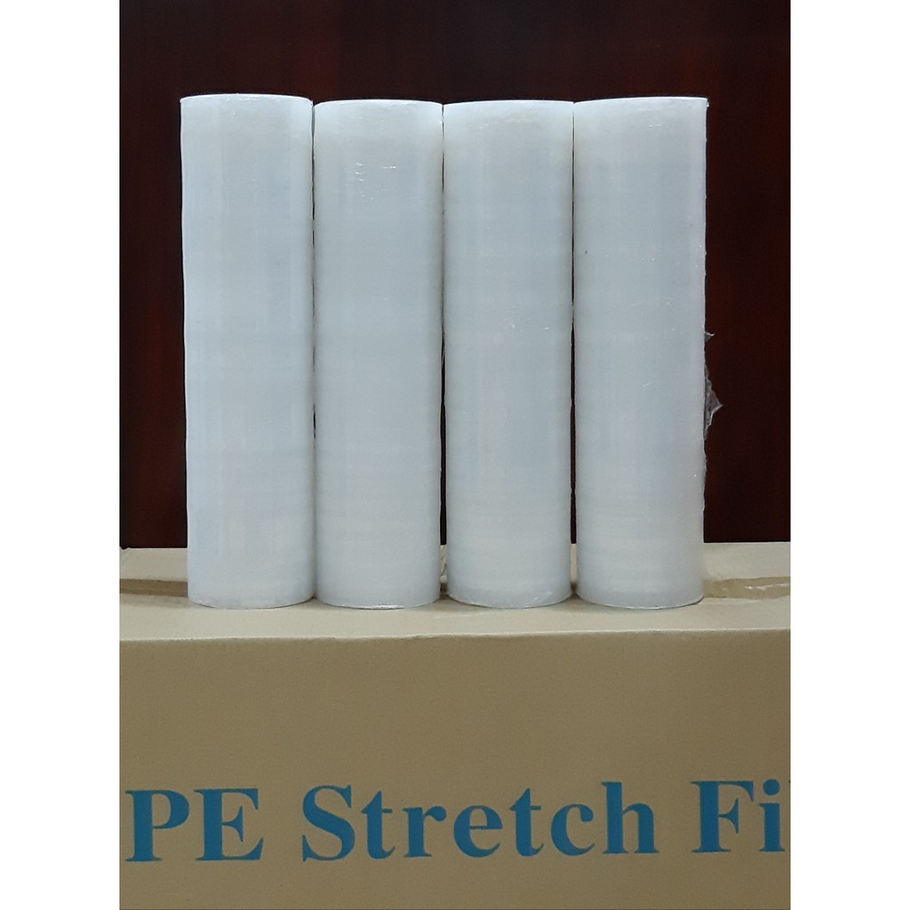MÀNG PE (Màng chít) - PE Stretch Film 30cm - 1Kg (lõi 0.15Kg)