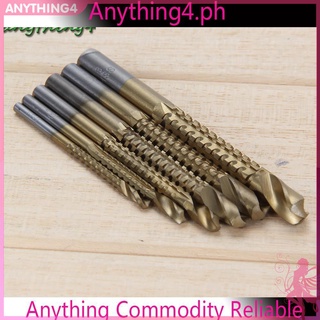 6 mũi khoan HSS chất liệu thép tráng Titan kích thước 3/4/4/6 / 6.5 / 8 mm