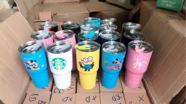 [Mã SRJULY1215 giảm 20K đơn 50K] Ly giữ nhiệt hàng Thái Lan(Ly+ống hút+cọ rửa) | BigBuy360 - bigbuy360.vn
