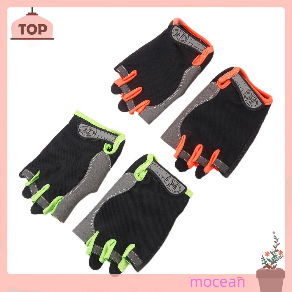 Men Breathable Cycling Fitness Climbing Outdoor Sport Half Finger Gloves