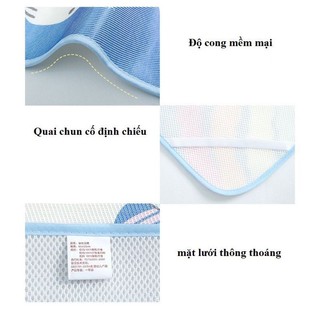 Chiếu lụa điều hoà Muslin Tree kèm gối thảo dược cho bé