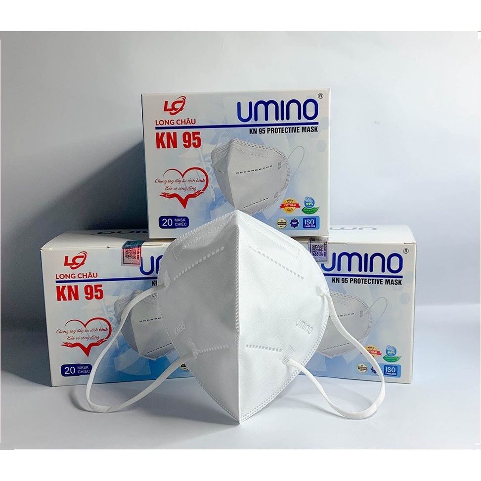 Hộp 50 chiếc khẩu trang n95 - Khẩu trang y tế n95 chính hãng DCMASK (Tiêu chuẩn BFE ≥95%)