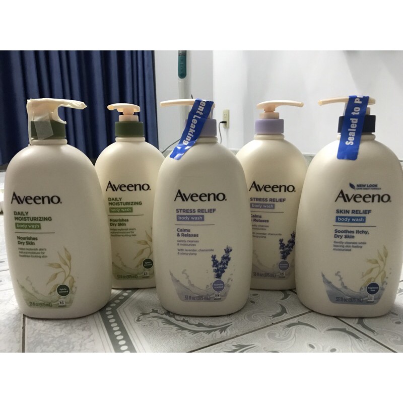 [USA] Sữa tắm dưỡng ẩm AVEENO WITH SOOTHING OAT