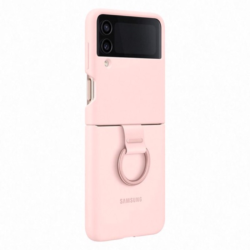 Chính hãng nguyên seal-Ốp lưng Silicone Cover with Ring cho điện thoại Samsung Galaxy Z Flip4/ Z Flip4 5G
