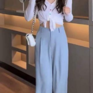 Quần culottes siêu dài chân