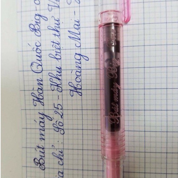 Bút máy luyện chữ Big1 viết không bẩn tay, ngòi bút lá tre nét 0.02mm dùng cho học sinh lớp 1 đến lớp 3