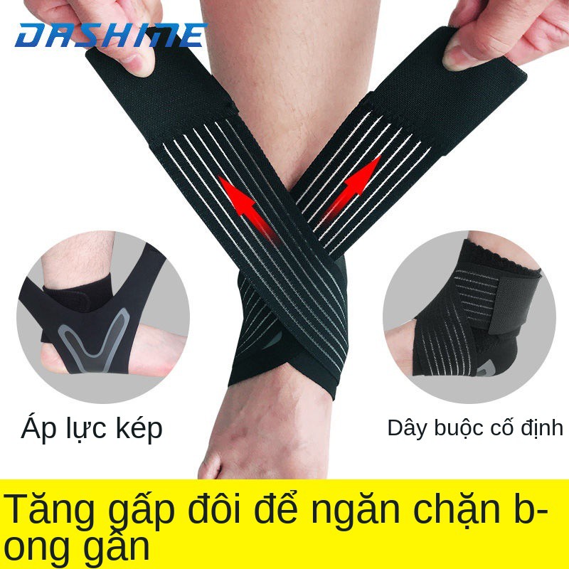 Nẹp cổ chân thể thao nam và nữ Bảo vệ mắt cá mỏng cố định bị bong gân bóng rổ chuyên nghiệp đá