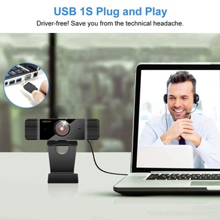 1080P Web Camera Built-in Microphone 360 Degree Rotation for Pc Laptop Computer USB Camera Plug and Play