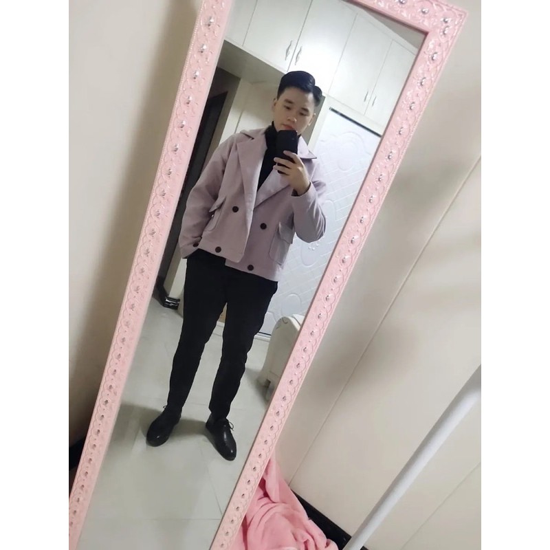 Áo khoác dạ nam thời trang thu đông  thanh niên