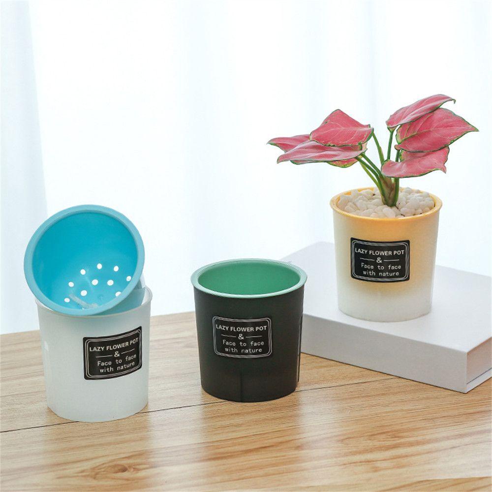 Chậu Hoa Thiết Kế Đơn Giản Sáng Tạo|Chậu Cây Bằng Nhựa Resin Màu Sắc Đẹp Mắt