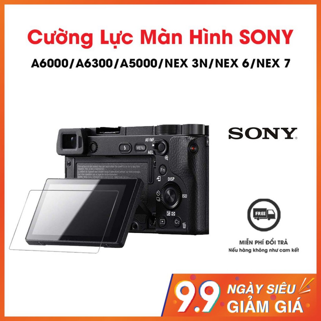 [XẢ HÀNG] Cường lực Sony A6000 – Dán cường lực màn hình máy ảnh Sony A6000/A6300/A5000/A6400/A6500/NEX 3N/NEX 6/NEX 7