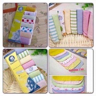 SET 8 KHĂN MẶT GERBER CHO BÉ