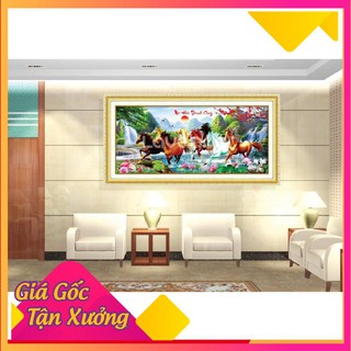 Tranh Đính Đá MÃ ĐÁO THÀNH CÔNG (ĐÁ ABC CAO CẤP)
