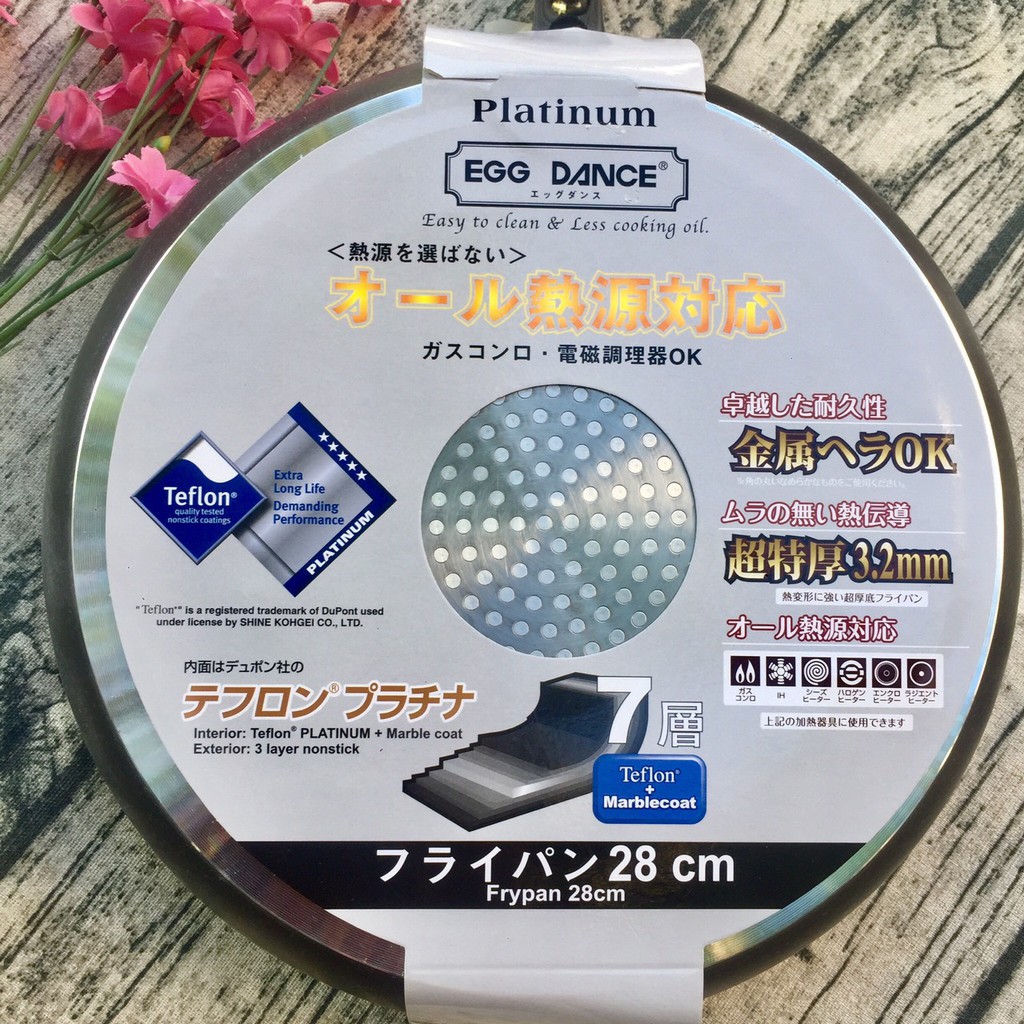 Chảo chống dính bếp từ Egg Dance công ty Shine Nhật bản.