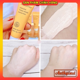 Kem chống nắng innisfree triple spf50+ pa++++ mini 10ml kcn