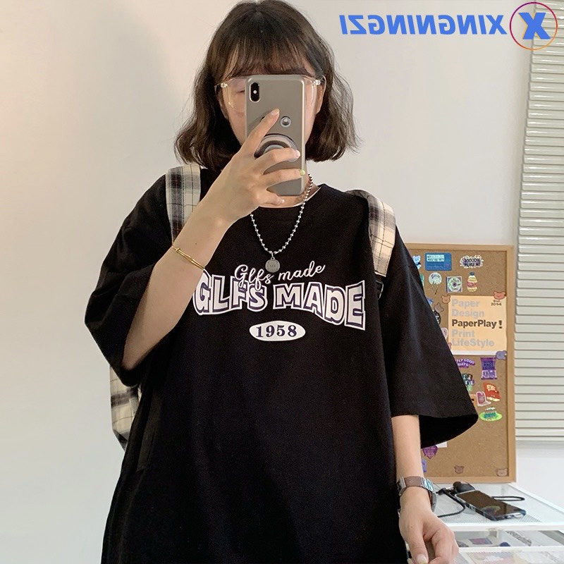 Áo thun tay lỡ form rộng GLFS MADE NEKOSG, áo phông form rộng Unisex ATL313