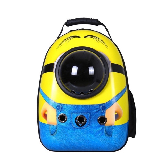[Hàng Luxury - Video THẬT] Balô phi hành gia vận chuyển chó mèo - Minion- Pokemon
