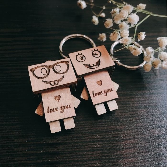 Móc Khóa Chipi Khắc Chữ Theo Yêu Cầu - Quà Tặng Cực Cute