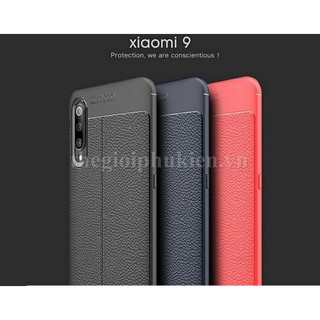 Ốp lưng Xiaomi Mi 9, Mi9 Explorer silicon giả da, chống sốc Auto Focus