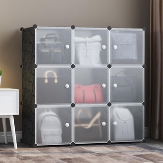 Tủ nhựa ghép 9 ô phiên bản cao cấp full ô