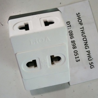 Ổ cắm nổi chia 1 ra 3 ngã chân cắm dẹt _ ON3NCD