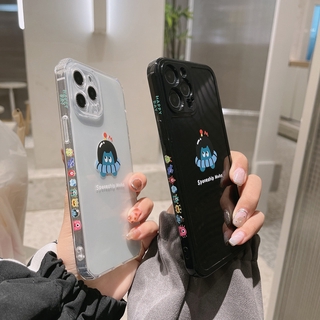 Ốp điện thoại mềm trong suốt in hình tàu vũ trụ cho i 12 Pro Max Mini 11 Pro Max X Xs Max Xr 7 8 Plus