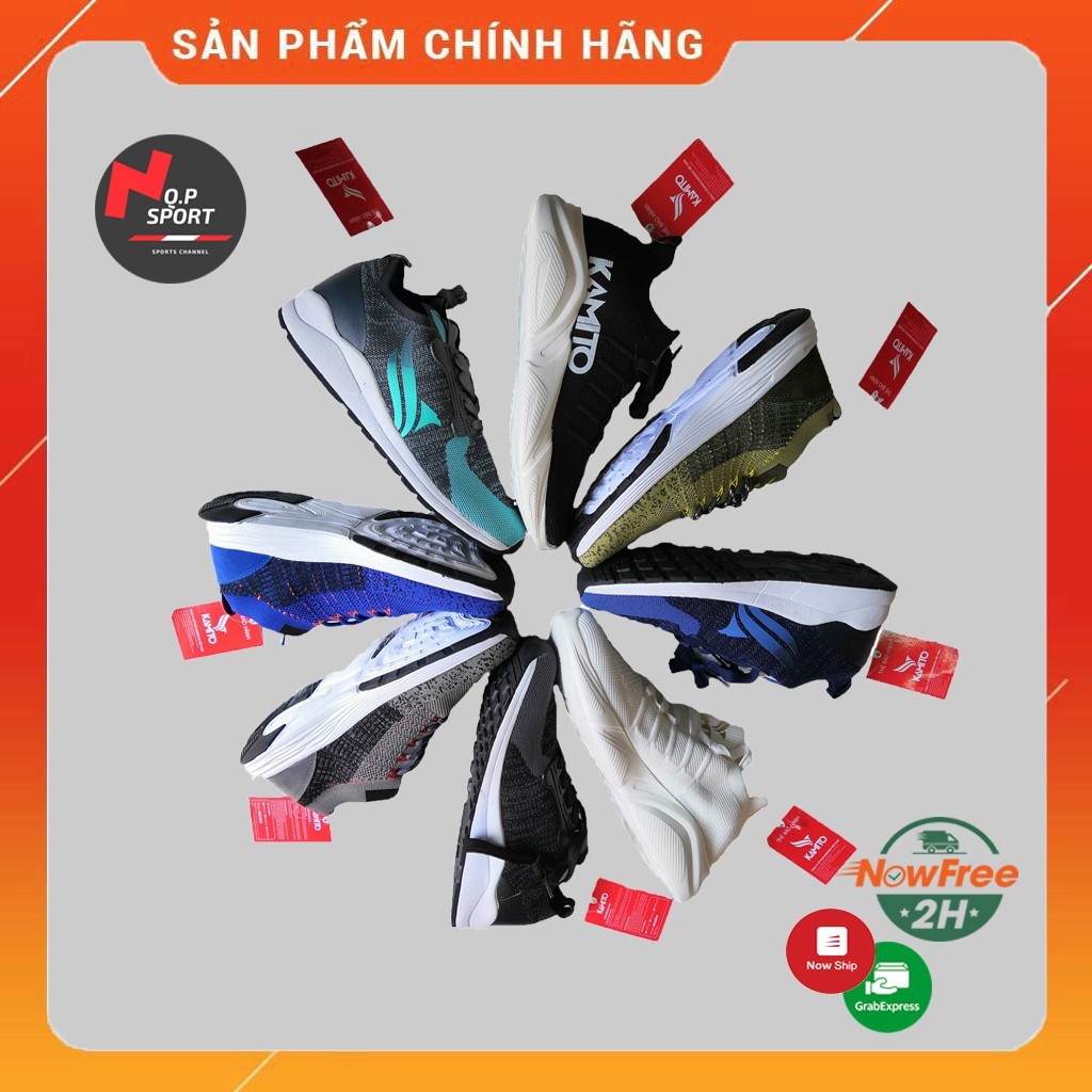 HOT Giày Sneaker Thể Thao KAMITO _Chuyên Chạy Bộ, Đi Bộ Tặng Quà_Free Ship_{Chính Hãng} Cao Cấp + Tặng Kèm Tất