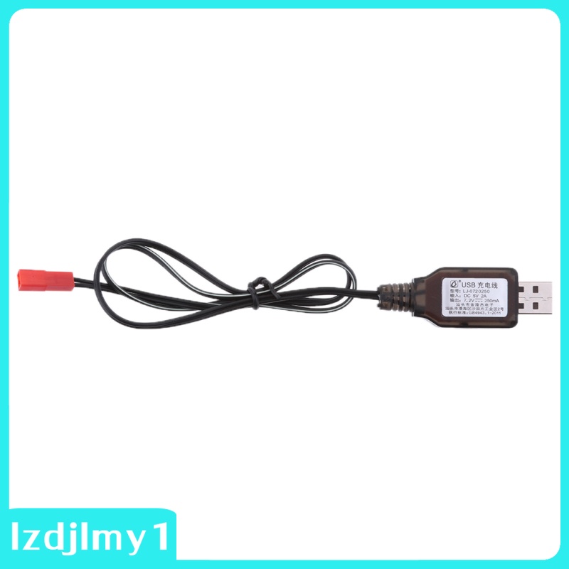 Dây Cáp Sạc Pin 7.2v USB Sang JST-2P NI-MH / NI-Cd Tốc Độ Cao Dành Cho Đồ Chơi RC Lzdjlmy1
