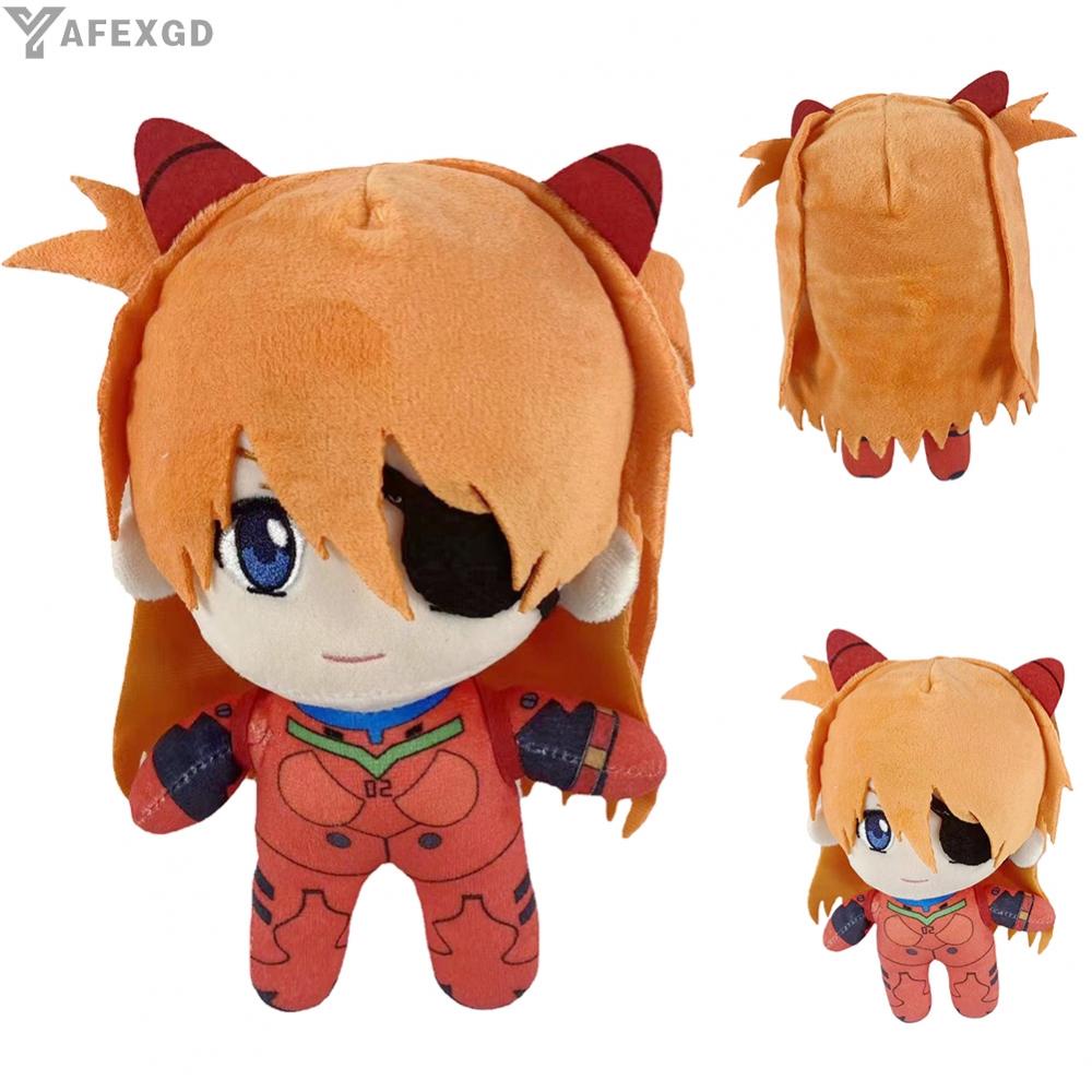 Thú Nhồi Bông Hình Nhân Vật EVANGELION EVA Asuka Langley Soryu Ayanami Rei 20cm