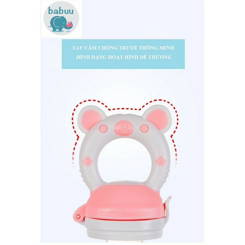 [CHÍNH HÃNG] Túi Nhai Ăn Dặm Chống Hóc BABUU Nhật Bản Cho Bé
