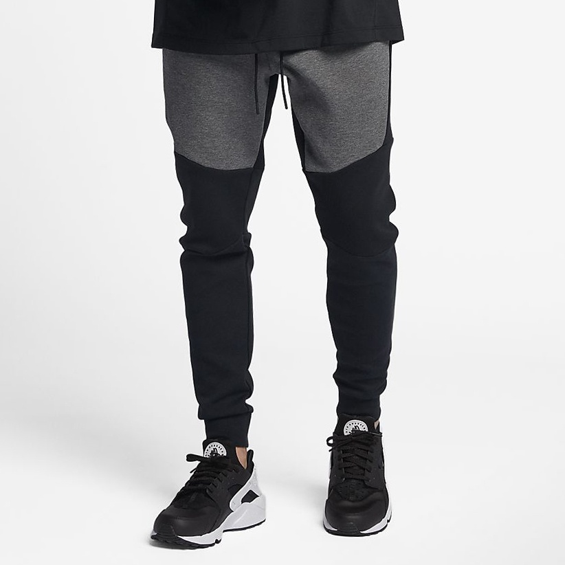 QUẦN DÀI NIKE TECH FLEECE PANTS VER 2 - BLACK / GREY