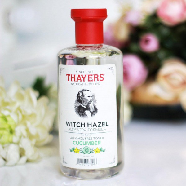 Nước hoa hồng Làm Sạch, Se Khít Lỗ Chân Lông không cồn Thayers Witch Hazel Cucumber 355ml