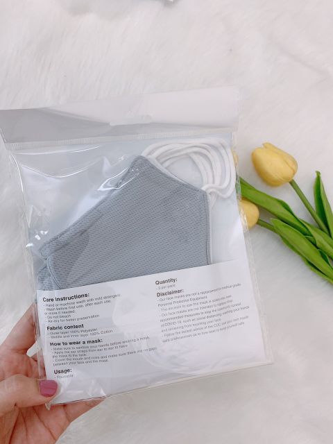 Khẩu trang vải 3 lớp USA | BigBuy360 - bigbuy360.vn