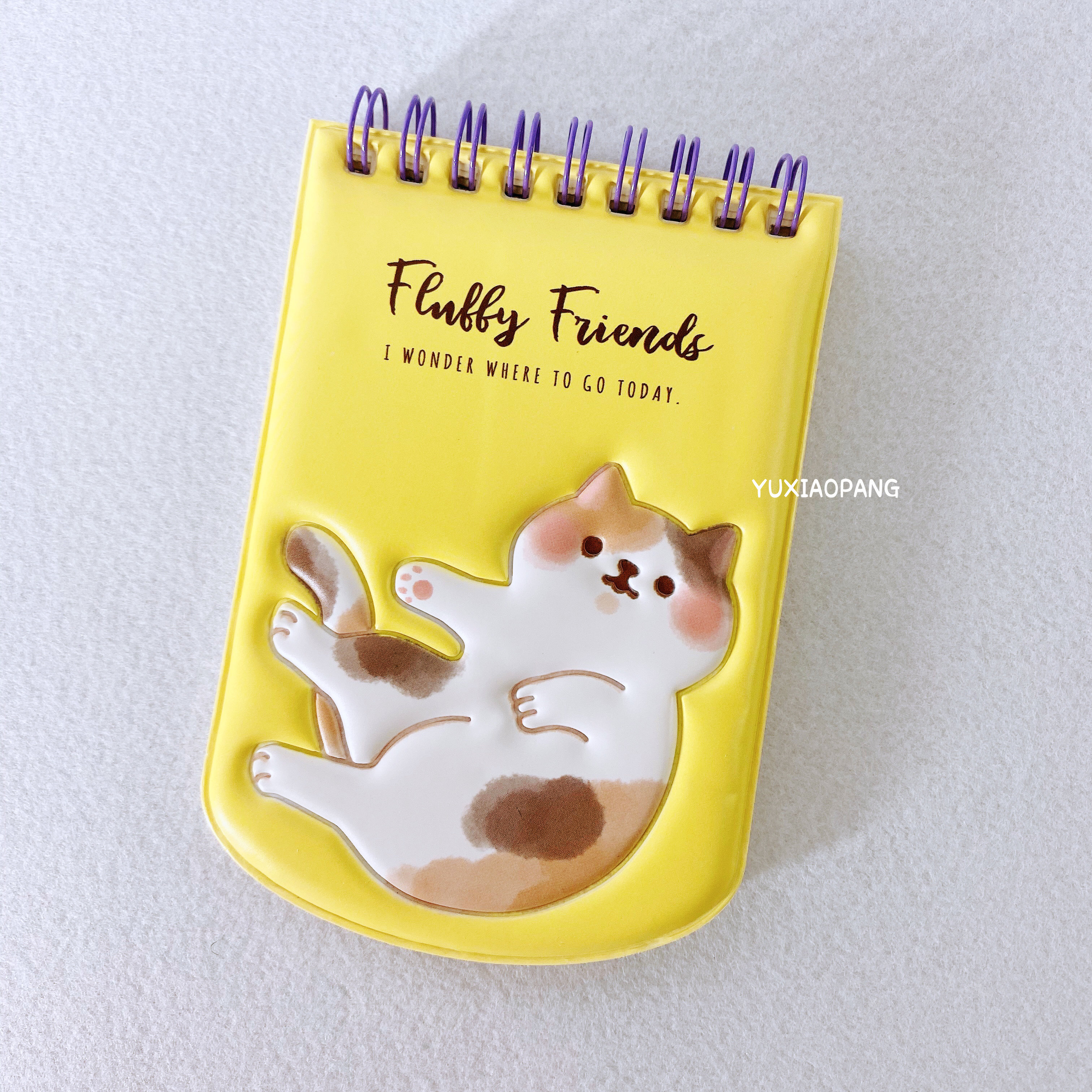 Cute little animals limited Japanese Daiso store DAISO limited edition coil mini notebook handbook