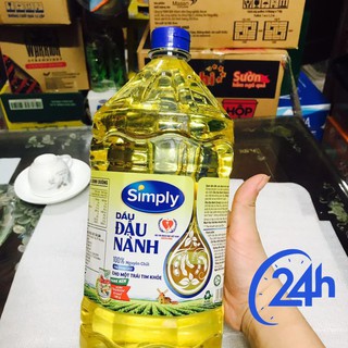 Dầu ăn Simply đậu nành 2 lít