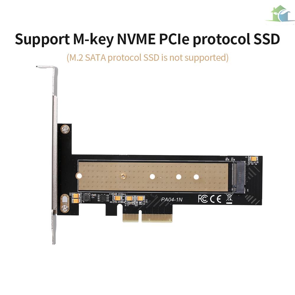 Thẻ Chuyển Đổi Youp M.2 Sang Pcie3.0 M.2 Nvme Pcie Ssd 2230 / 2242 / 2260 / 2280 / 22110 Ssd