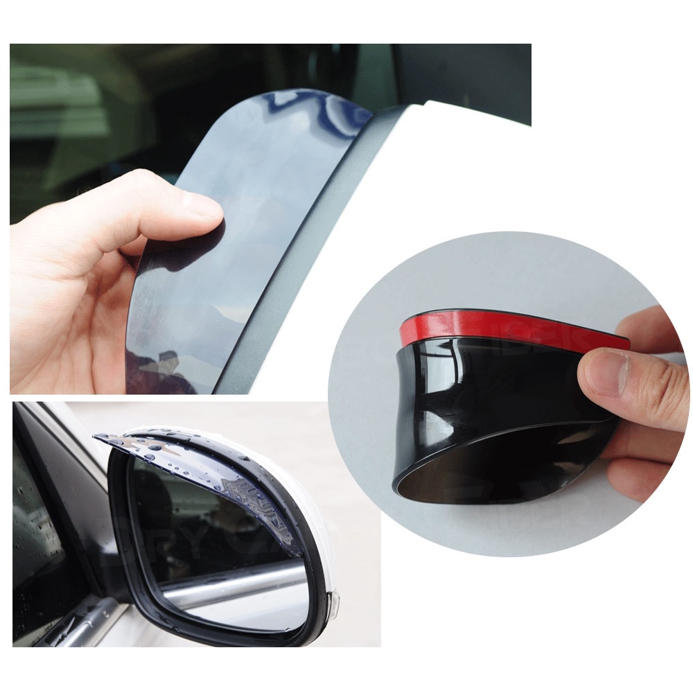 Set 2 Tấm Che Mưa/Tuyết Cho Kính Chiếu Hậu Xe Hơi