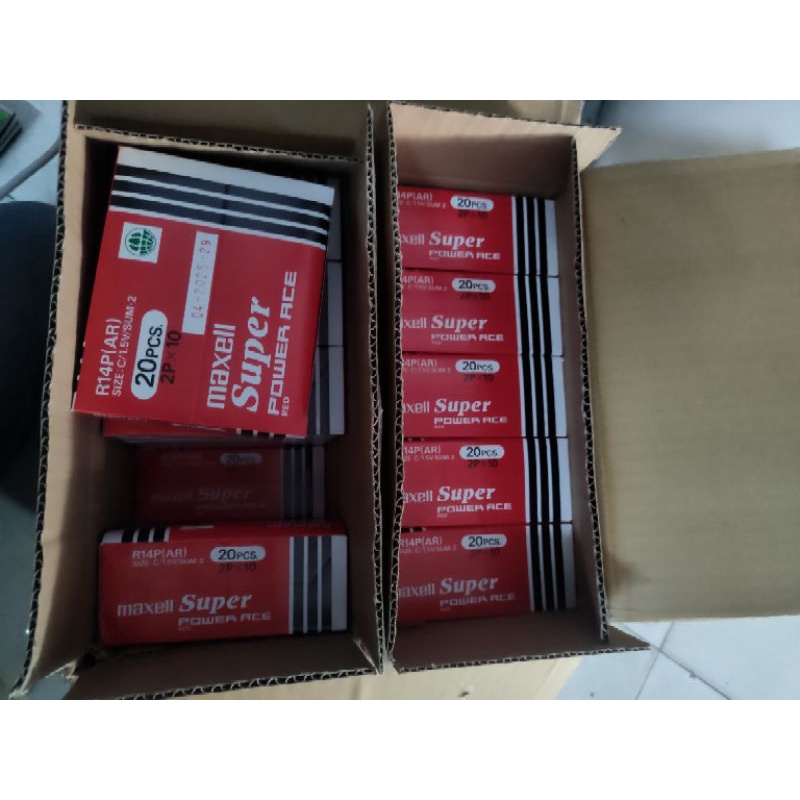 combo 10 viên pin trung maxell,pin trung size c