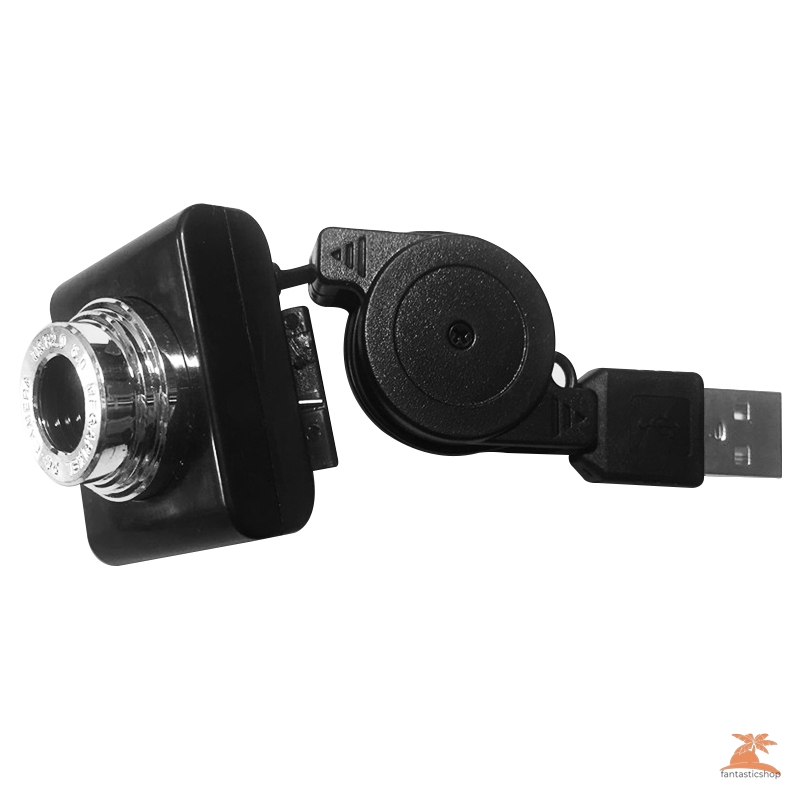 【COD】 Camera máy tính không có trình điều khiển webcam Hướng dẫn sử dụng Focus Plug and Play HD USB Camera cho gia đình