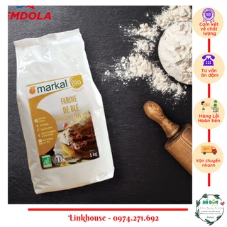 Bột mỳ hữu cơ Markal làm bánh cho bé HSD 19.04.2022