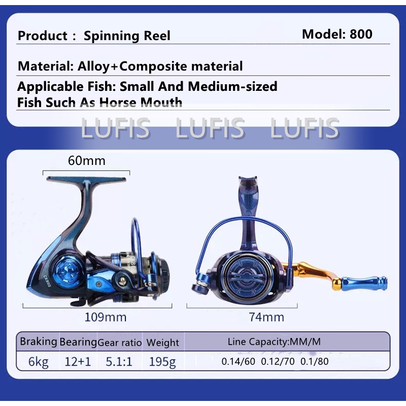 Mới Guồng Quay Cần Câu Cá Ngoài Trời Chất Lượng Cao