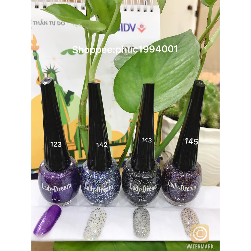 Sơn móng tay Ladydream 12ml (sơn thường)