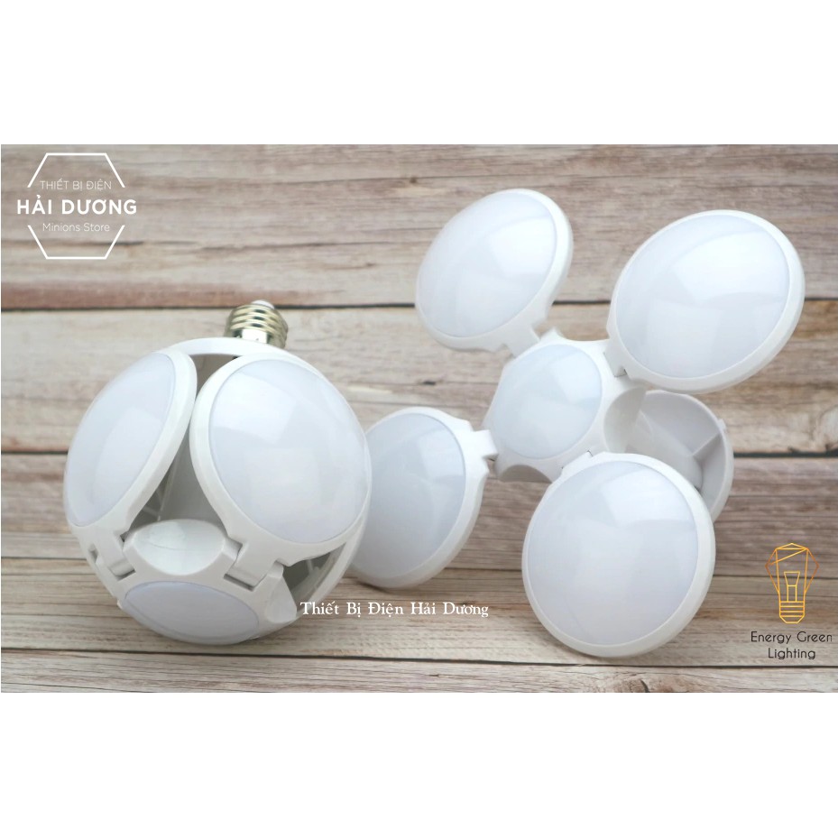 Combo 10 Bóng đèn 40w 4 cánh hình quả bóng