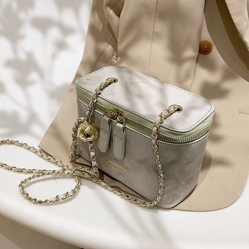 Túi đeo vai IELGY có khóa kéo dễ phối đồ thời trang cho nữ